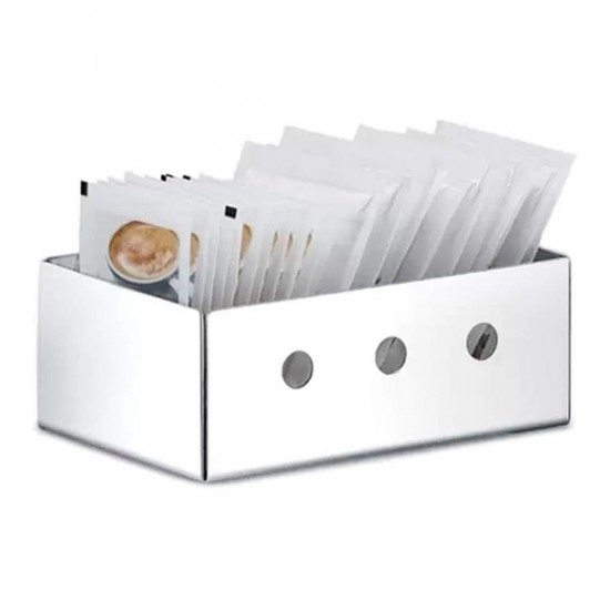 Porta Sachê 9,5cm Por 5,5cm Por 4cm De Aço Inox Mimo Style